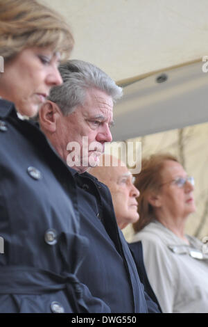 Athènes. 7 mars, 2014. Le Président allemand Joachim Gauck © 2e L/Alamy Live News Banque D'Images