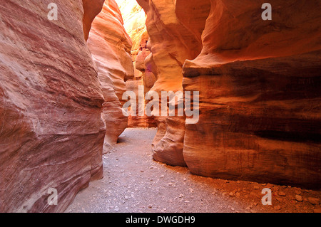 Canyon rouge dans les montagnes d'Eilat, Israelattraction, Banque D'Images