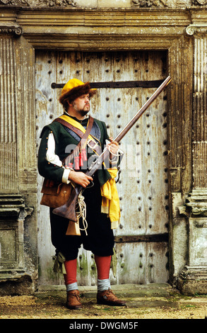 Histoire Militaire Soldat Mousquetaire 17ème Siècle Guerre Civile