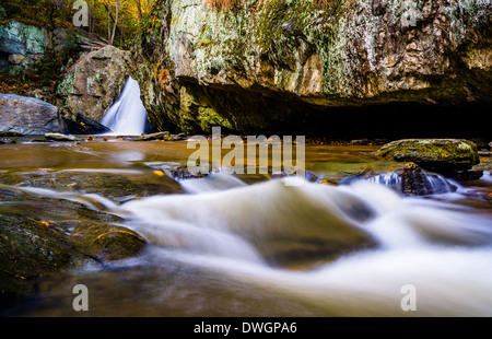 Kilgore, chutes de roches au State Park, Maryland. Banque D'Images