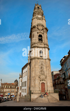 Eglise Clerigos Dos, Porto Banque D'Images