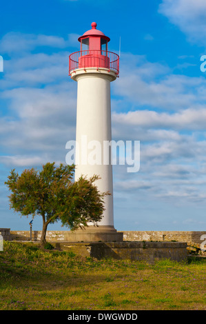 Phare, Saint Martin en Ré Banque D'Images