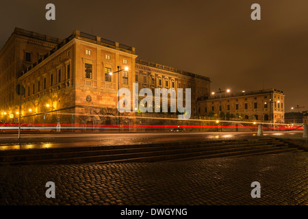 Le Palais Royal, à Gamla Stan, la vieille ville de Stockholm, Suède. Banque D'Images