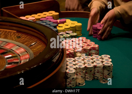 Roue de roulette, Las Vegas, Nevada, USA Banque D'Images