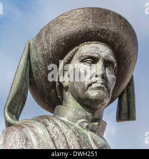 Statue d'Henri le Navigateur, Lagos Banque D'Images