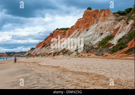 Praia da Falesia, Albufeira Banque D'Images