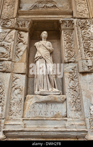 Statue de Sophia, Ephèse Banque D'Images
