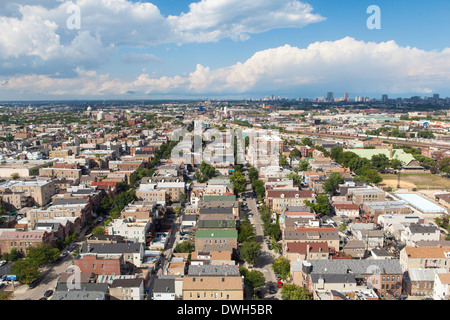 Chicago, Illinois, États-Unis d'Amérique, sur les toits de la ville Banque D'Images