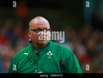 Dublin, Irlande. 05Th Mar, 2014. Irlande Les femmes entraîneur en chef Philip during Doyle 6 Nations match entre l'Irlande et l'Italie, à l'Aviva Stadium de Dublin : Action Crédit Plus Sport/Alamy Live News Banque D'Images