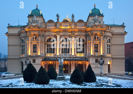 Gen. sikorskiego 12 Slowacki Theater dans le quartier de la vieille ville de Cracovie en Pologne Banque D'Images