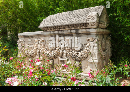 Sarcophage, Musée archéologique de Selcuk Banque D'Images