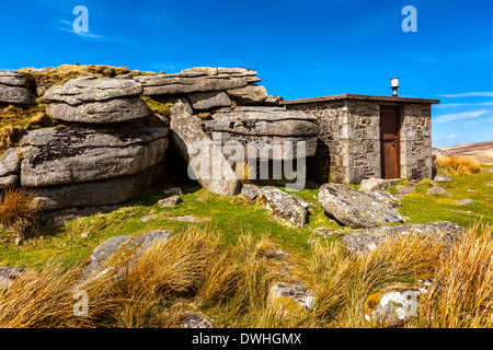 Oke Tor, Dartmoor National Park, Belstone, l'ouest du Devon, Angleterre, Royaume-Uni, Europe. Banque D'Images