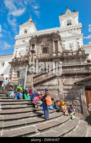 Quito - San Francisco Church and Convent Banque D'Images