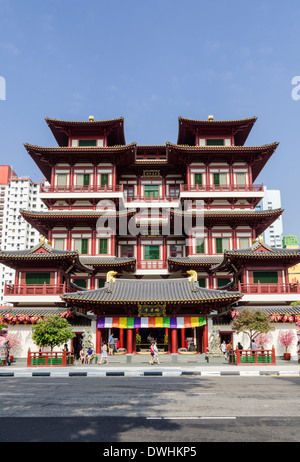 Buddha Tooth Relic Temple and Museum dans le quartier chinois de Singapour Banque D'Images