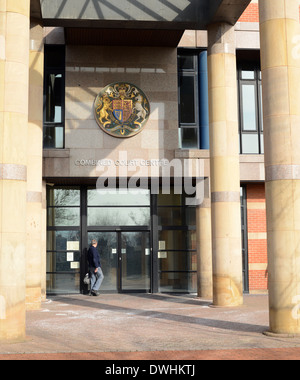 Cour combiné de Teesside, Middlesbrough Centre, Royaume-Uni Banque D'Images