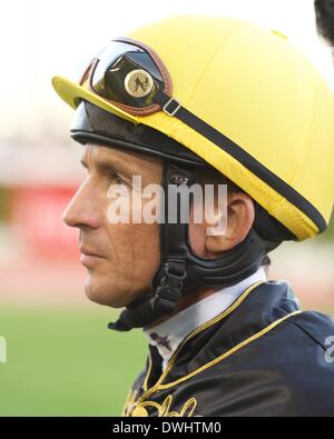 Dubaï, Émirats arabes unis. 8 mars, 2014. Adrie De Vries a été en compétition dans le Sprint Meydan lors de Coupe du Monde de Dubaï Carnival Crédit : Tom Morgan/Alamy Live News Banque D'Images