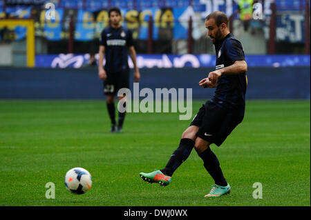 Milan, Italie. 09Th Mar, 2014. Rodrigo Palacio de FC Inter Milan au cours de la Serie A italienne de football match Ligue entre Inter Milan et Torino FC au stade de San Siro à Milan, Italie. © Plus Sport Action/Alamy Live News Banque D'Images