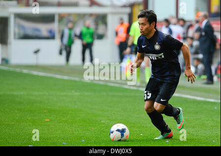 Milan, Italie. 09Th Mar, 2014. Nagatomoof Yuto FC Inter Milan au cours de la Serie A italienne de football match Ligue entre Inter Milan et Torino FC au stade de San Siro à Milan, Italie. © Plus Sport Action/Alamy Live News Banque D'Images