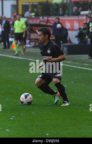 Milan, Italie. 09Th Mar, 2014. Nagatomoof Yuto FC Inter Milan au cours de la Serie A italienne de football match Ligue entre Inter Milan et Torino FC au stade de San Siro à Milan, Italie. © Plus Sport Action/Alamy Live News Banque D'Images