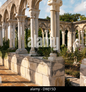 Ruines du cloître sur Paradise Island aux Bahamas dans les Caraïbes. Banque D'Images