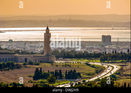 L'Afrique du Nord, Tunisie, Sidi Bou Said. Golfe de Tunis. Banque D'Images