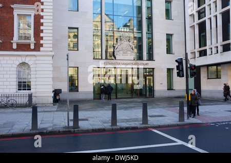 Westminster Magistrates' Court, l'extérieur, 181 Marylebone Road London, NW1 5BR Banque D'Images