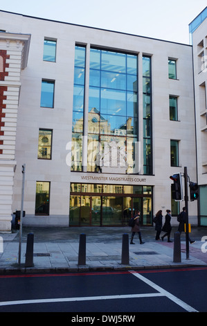 Westminster Magistrates' Court, l'extérieur, 181 Marylebone Road London, NW1 5BR Banque D'Images