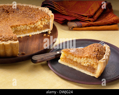 Tarte aux noix de macadamia Banque D'Images