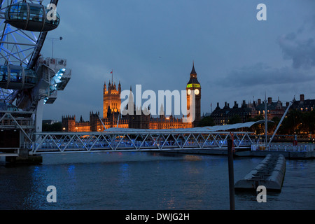 Londres Big Ben et Westminster Banque D'Images