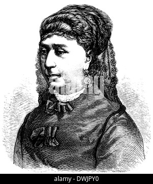 George Sand (1804-1876), écrivain français Banque D'Images