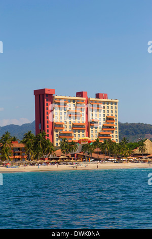 InterContinental Presidente Ixtapa Resort, Ixtapa, Plage, Hôtel, Resort Zihuatanejo, Guerrero, Mexique Banque D'Images