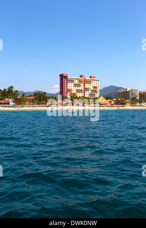 InterContinental Presidente Ixtapa Resort, Ixtapa, Plage, Hôtel, Resort Zihuatanejo, Guerrero, Mexique Banque D'Images