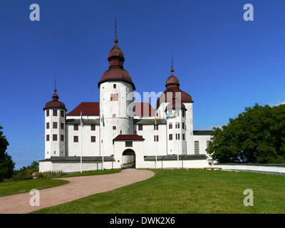 Läckö slott (château) sur kållandsö Island dans le lac vänern, Västra Götalands län, västergötland, Suède Banque D'Images