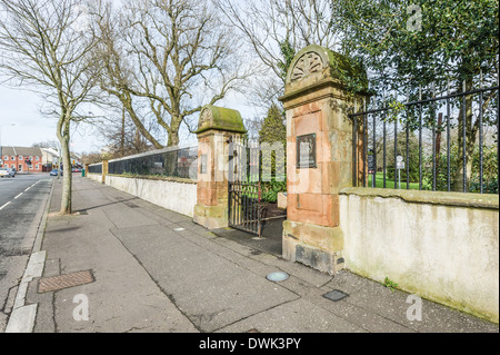 Shankill cimetière est l'un des plus anciens cimetières de Belfast. Banque D'Images