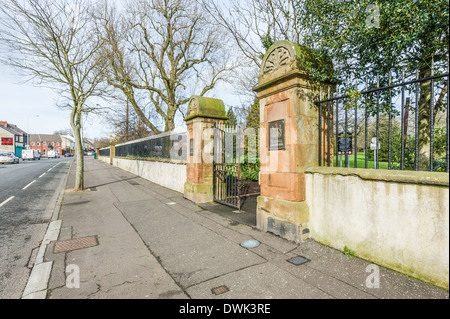 Shankill cimetière est l'un des plus anciens cimetières de Belfast. Banque D'Images