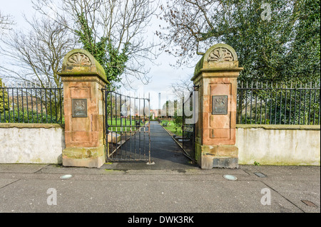 Shankill cimetière est l'un des plus anciens cimetières de Belfast. Banque D'Images