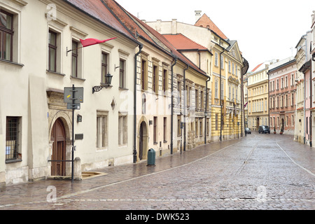 Avis de Ulica Kanonicza près de château royal Pologne Cracovie Banque D'Images