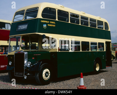 Leyland Titan PD 2/37 Massey avec corps. Autobus Diesel, construit 1966 Banque D'Images