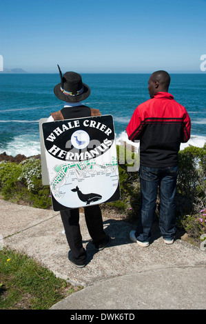 Crieur de baleines, Hermanus Banque D'Images