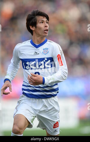 Tokyo, Japon. Mar 8, 2014. Sho Sasaki (Ventforet) Football/soccer : 2014 J.Division de Ligue 1 match entre F.C.Tokyo 1-1 Ventforet Kofu à Ajinomoto Stadium à Tokyo, au Japon . © AFLO/Alamy Live News Banque D'Images