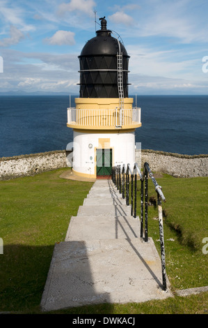 Ushenish phare, South Uist, Western Isles, Ecosse, Royaume-Uni Banque D'Images