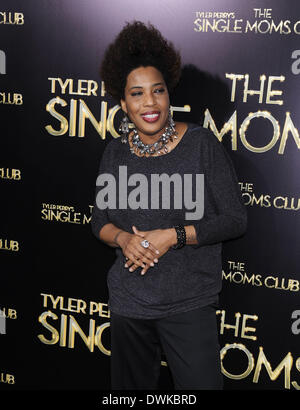 Hollywood, Californie, USA. 10 Mar, 2014. Macy Gray arrive pour la première du film 'The Singles Club Maman' à la Dome Theatre Cinerama. Credit : Lisa O'Connor/ZUMAPRESS.com/Alamy Live News Banque D'Images