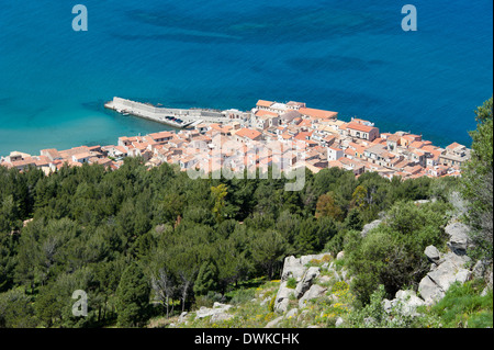 Vieille ville, Cefalu Banque D'Images