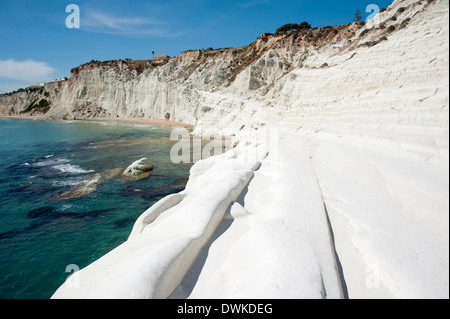 Scala dei Turchi, Realmonte Banque D'Images