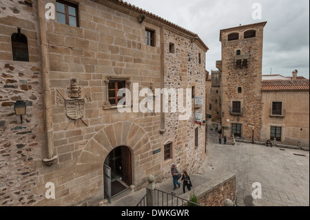 Caceres, UNESCO World Heritage Site, Estrémadure, Espagne, Europe Banque D'Images