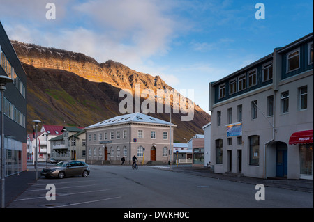 Isafjordur, Islande, Fjords de l'Ouest, régions polaires Banque D'Images