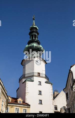 Tour de la porte Saint-michel, Vieille Ville, Bratislava, Slovaquie, Europe Banque D'Images