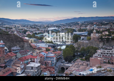 Vue de Tbilissi, Géorgie, Caucase, Asie centrale, Asie Banque D'Images