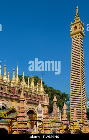 Le temple bouddhiste de Mohnyin Thambuddhei Paya à Monywa au Myanmar (Birmanie) Banque D'Images