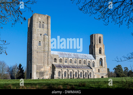 L'Abbaye de Wymondham 1107 à Norfolk, Angleterre, Royaume-Uni. Banque D'Images